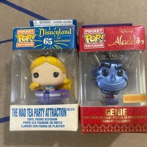 Disney Pocket Pop! Keychain Set - Blue and Yellow